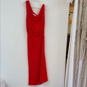 Showpo One Shoulder Red Dress